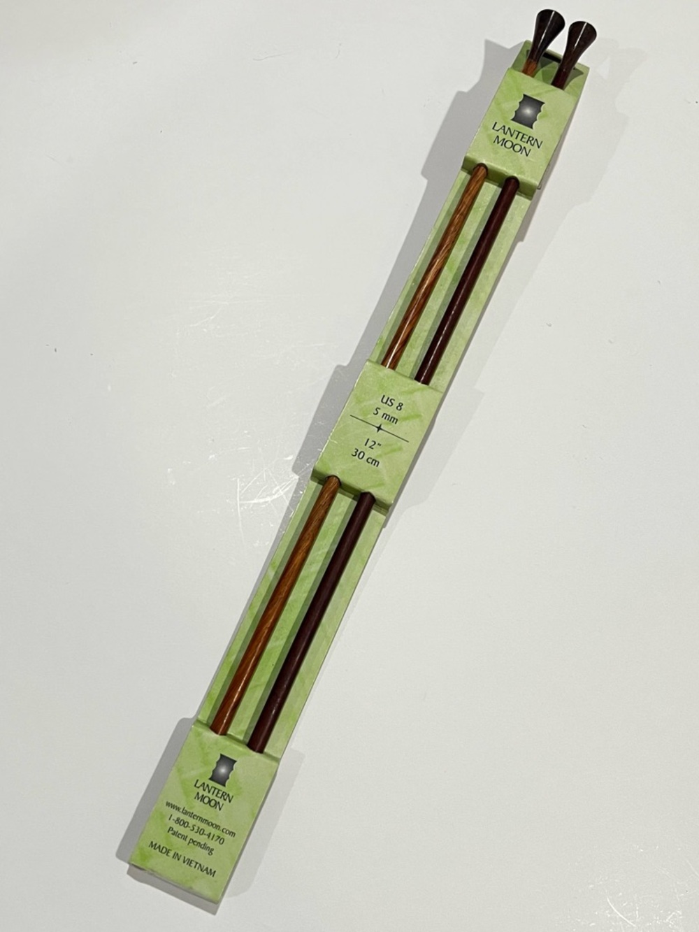 Lantern Moon 12” 30cm Rosewood Single Point Knitting Needles US 8 (5mm)